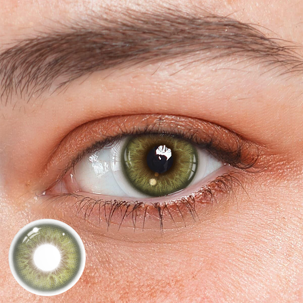 Bibiana Green Coloured Contact Lenses
